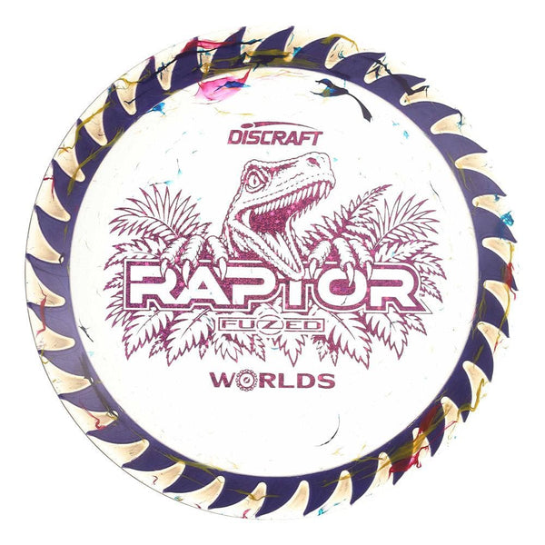 #119 w/Purple Rim (Magenta Sparkle Stars) 173-174 Worlds JBZ Fuzed Raptor