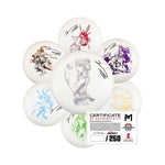 Autographed Set - Colored Foil St Jude White Z Glo Paul McBeth Line Set (7 Discs)