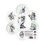 Black Foils St Jude White Z Glo Paul McBeth Line Set (7 Discs)