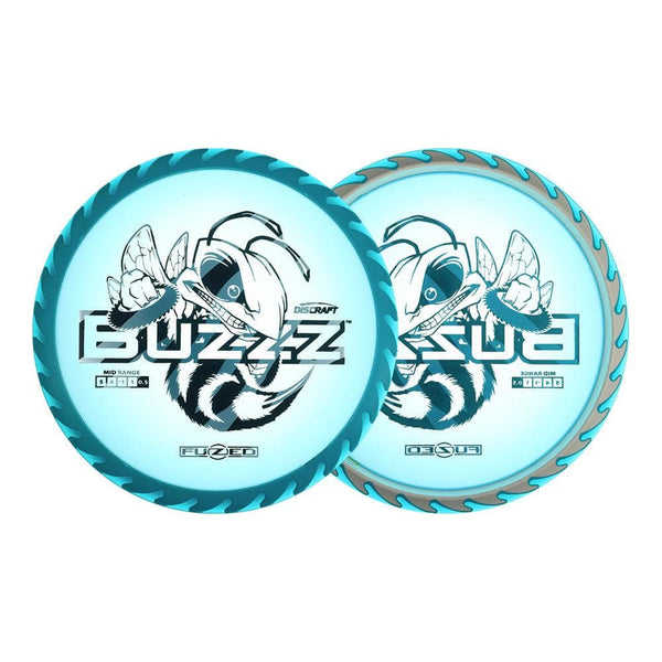 #12 Blue/White (Zebra) 177+ Fuzed Line Buzzz with Saw Pattern