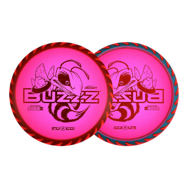 #45 Red/Blue (Red Shatter) 177+ Fuzed Line Buzzz with Saw Pattern