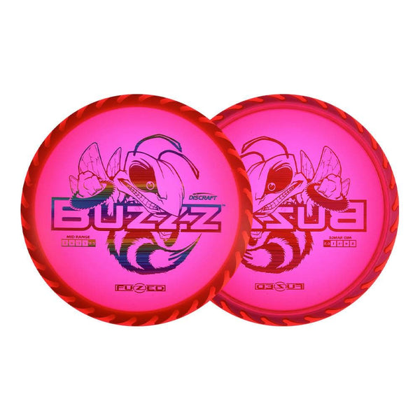 #49 Red/Pink (Rainbow Lasers) 177+ Fuzed Line Buzzz with Saw Pattern