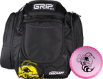 Grip Ax6 Discraft Buzzz Disc golf Bag + Patches & Disc