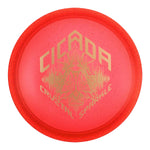 Red (Gold Brushed) 175-176 CryZtal Sparkle Cicada