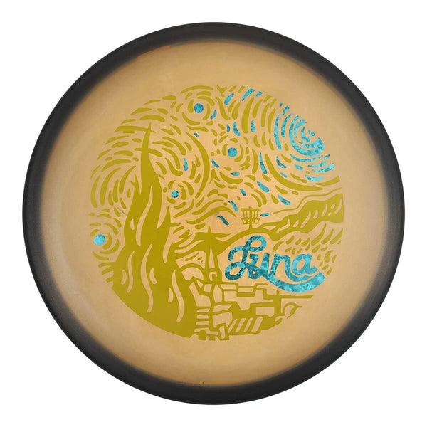 #19 (Yellow Matte/Blue Hearts) 173-174 Paul McBeth Z Metallic 'Starry Night' Luna