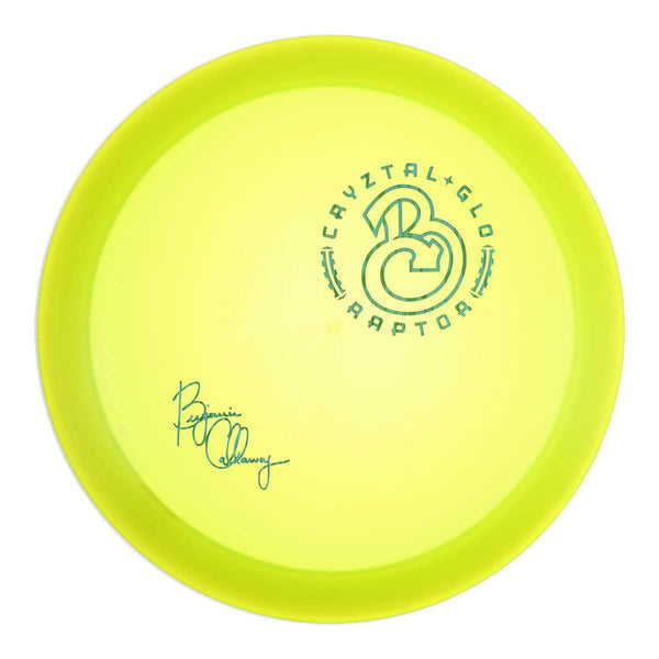 #54 Yellow (Blue Waterfall) 173-174 Ben Callaway Cryztal Glo Raptor