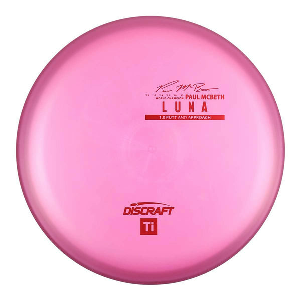 Pink (Red Metallic) 173-174 Paul McBeth Titanium (Ti) Luna