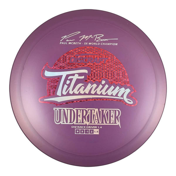 #26 (Silver Holo/Red Tron) 173-174 Paul McBeth 5x Titanium Undertaker