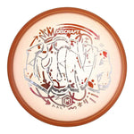 #13 Peach (Silver Stars Big/Orange Clouds) 173-174 Paul McBeth Colorshift Z 'Graffiti' Luna