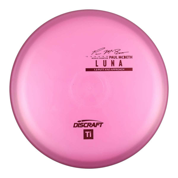 Pink (Magenta Metallic) 173-174 Paul McBeth Titanium (Ti) Luna