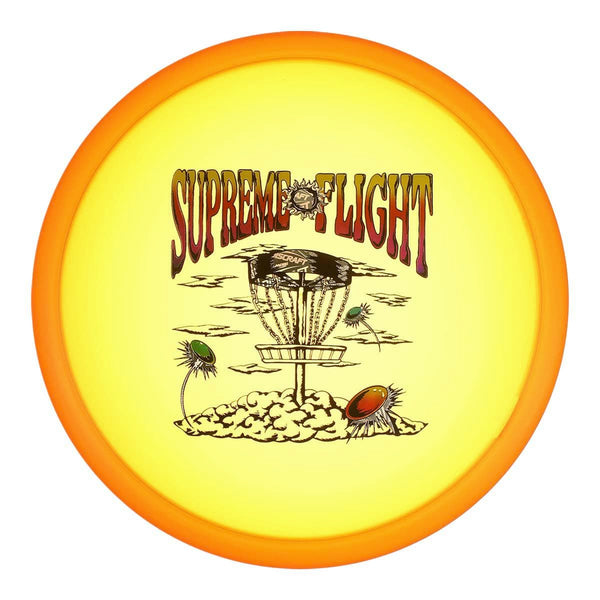 Orange (Summer Sunset & Discraft) 173-174 Supreme Flight Tri-Foil Z Zone