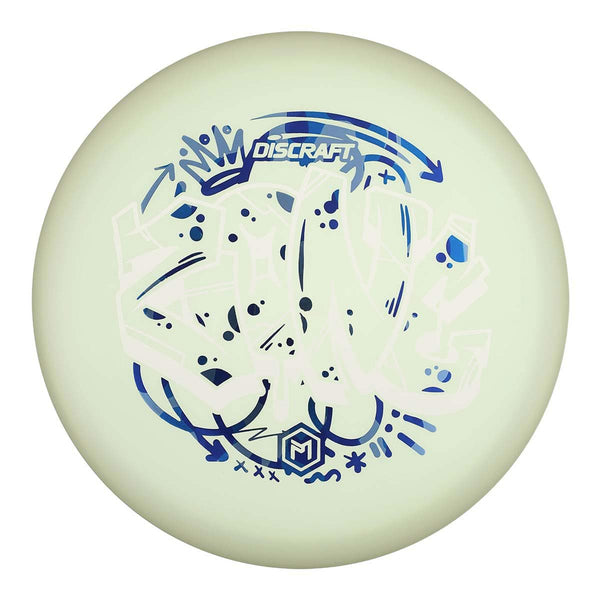 #18 UV Blue (White Matte/Blue Camo) 173-174 Paul McBeth UV Z Glo 'Graffiti' Zone