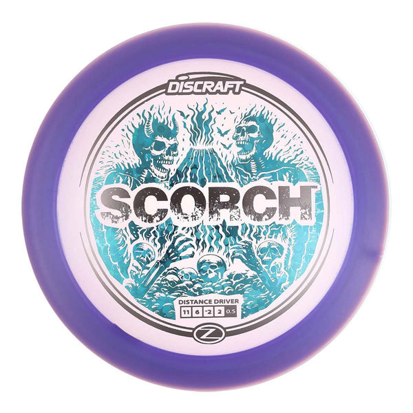 Purple (Silver Metallic/Blue Flowers) 173-174 Reimagined Two-Foil Z Scorch