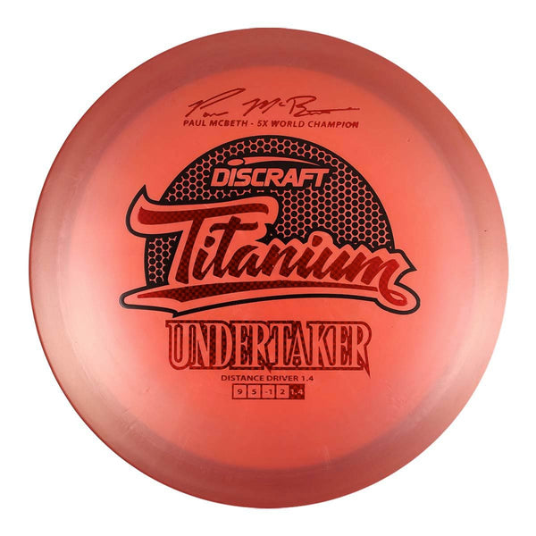 #21 (Red Weave/Black) 173-174 Paul McBeth 5x Titanium Undertaker