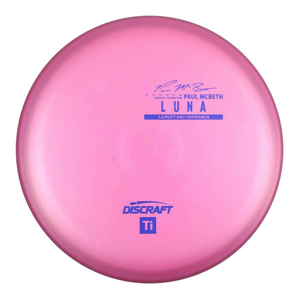 Pink (Blue Matte) 173-174 Paul McBeth Titanium (Ti) Luna