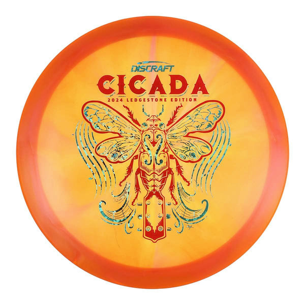 #90 (Red Matte/Clovers) 175-176 Z Swirl Cicada