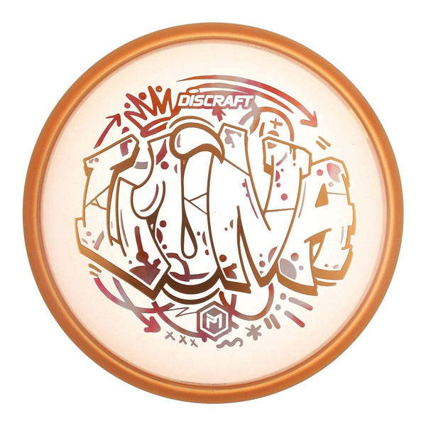 #8 Peach (Copper Metallic/Orange Clouds) 173-174 Paul McBeth Colorshift Z 'Graffiti' Luna