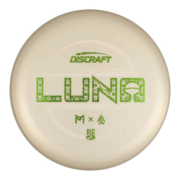 White (Green Sparkle Stars & White Matte) 173-174 Anthony Barela & Paul McBeth Big Z Luna Collab - Holiday Edition