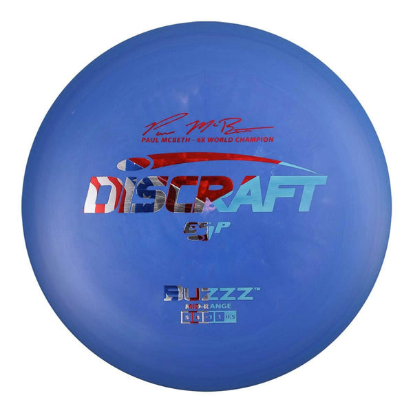 #19 (Red Shatter, Flag & Blue Light Holo) 175-176 Tri-Foil Paul McBeth 6x ESP Buzzz