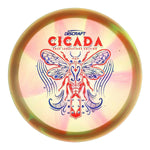 #86 (Red Matte/Blue Dark Shatter) 175-176 Z Swirl Cicada