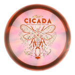 #85 (Orange Matte/Gold Shatter) 175-176 Z Swirl Cicada