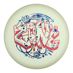 #4 UV Blue (Red Tron/Blue Camo) 173-174 Paul McBeth UV Z Glo 'Graffiti' Zone