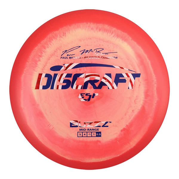 #10 (Red Shatter, White & Blue) 175-176 Tri-Foil Paul McBeth 6x ESP Buzzz