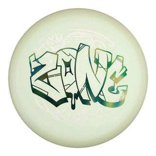 #2 UV Blue (Green Clouds/White Matte) 173-174 Paul McBeth UV Z Glo 'Graffiti' Zone