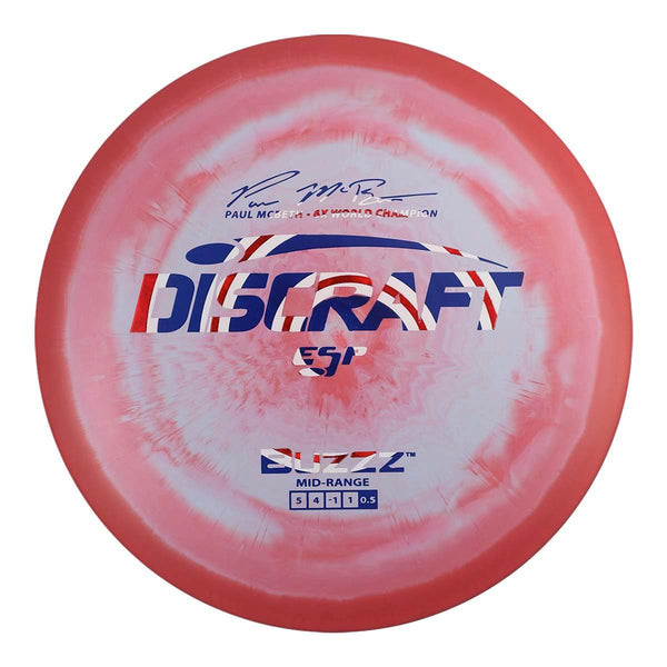 #1 (Red Shatter, White & Blue) 175-176 Tri-Foil Paul McBeth 6x ESP Buzzz