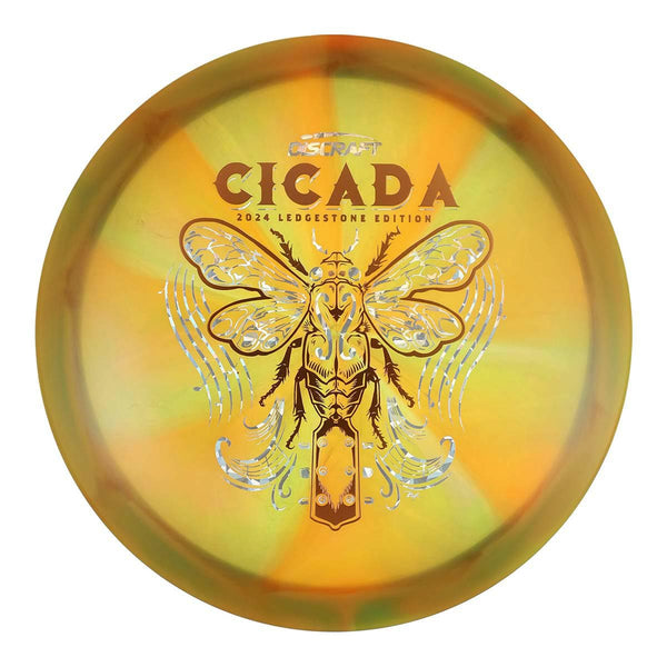 #67 (Copper Metallic/Silver Shatter) 175-176 Z Swirl Cicada