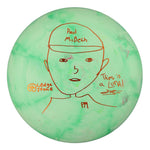 #128 (Orange Metallic) 173-174 CT Jawbreaker Swirl Luna - McBeth Portrait