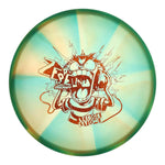 #42 (Orange Sparkle Stars) 177+ Z Swirl Zeppelin