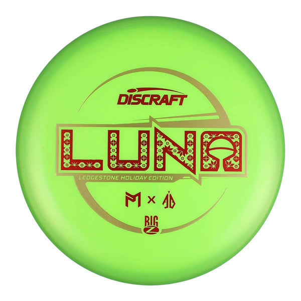 Green (Red Metallic & Gold Brushed) 173-174 Anthony Barela & Paul McBeth Big Z Luna Collab - Holiday Edition