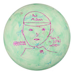 #115 (Magenta Shatter) 173-174 CT Jawbreaker Swirl Luna - McBeth Portrait