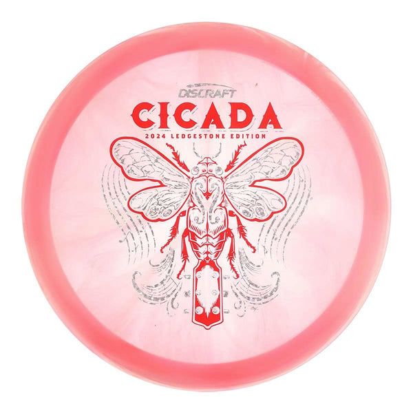 #34 (Red Matte/Silver Stars Small) 170-172 Z Swirl Cicada