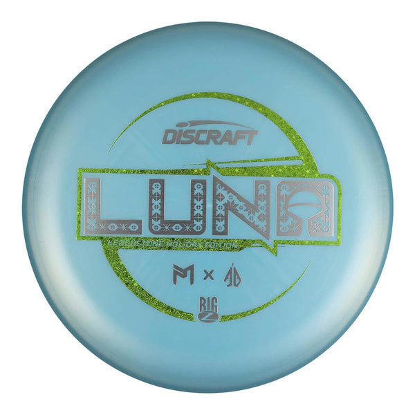 Blue (Silver Brushed & Green Sparkle Stars) 173-174 Anthony Barela & Paul McBeth Big Z Luna Collab - Holiday Edition