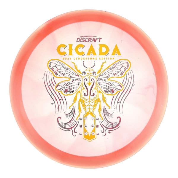 #8 (Yellow Matte/Pink Clouds) 164-166 Z Swirl Cicada