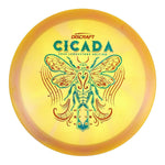 #4 (Teal Matte/Orange Sparkle Stars) 164-166 Z Swirl Cicada