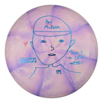 #42 (Blue Metallic) 173-174 CT Jawbreaker Swirl Luna - McBeth Portrait