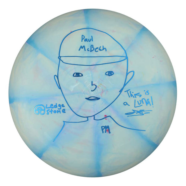 #36 (Blue Metallic) 173-174 CT Jawbreaker Swirl Luna - McBeth Portrait