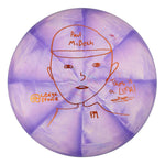 #8 (Orange Metallic) 170-172 CT Jawbreaker Swirl Luna - McBeth Portrait