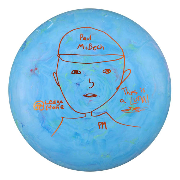 #7 (Orange Metallic) 170-172 CT Jawbreaker Swirl Luna - McBeth Portrait