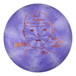 #6 (Orange Metallic) 170-172 CT Jawbreaker Swirl Luna - McBeth Portrait