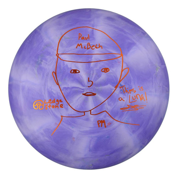 #6 (Orange Metallic) 170-172 CT Jawbreaker Swirl Luna - McBeth Portrait