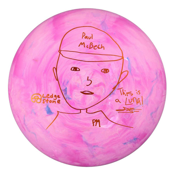 #5 (Orange Metallic) 170-172 CT Jawbreaker Swirl Luna - McBeth Portrait