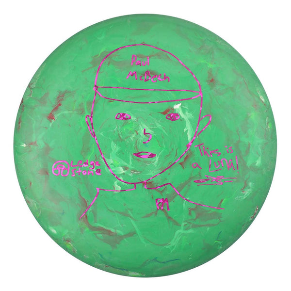 #3 (Magenta Shatter) 170-172 CT Jawbreaker Swirl Luna - McBeth Portrait
