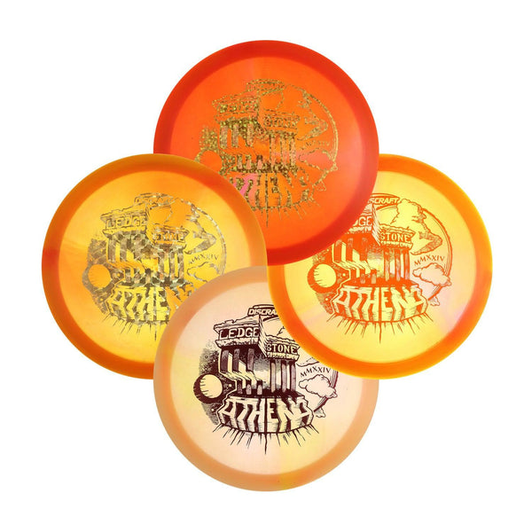Orange RANDOM DISC (RANDOM FOIL) 173-174 Z Swirl Athena