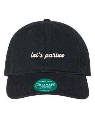 Black Let's Partee Hat