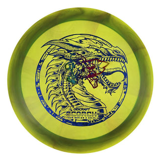 #4 (Blue Dark Shatter) 173-174 Z Swirl Les White Scorch