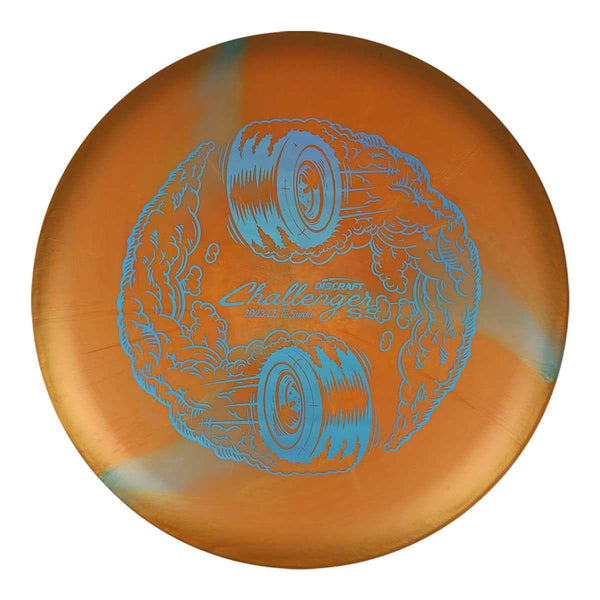 Orange/Red (Blue Holo) Titanium (Ti) Swirl "Burnout" Challenger SS